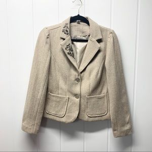 Khaki Blazer Size Medium Old Navy